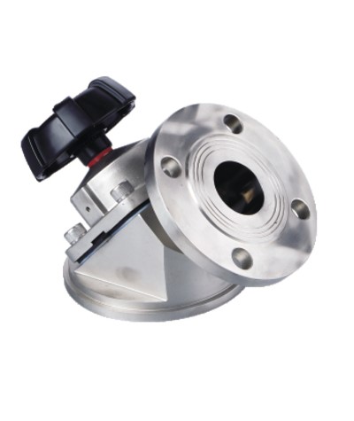 Flange bottom diaphragm valve