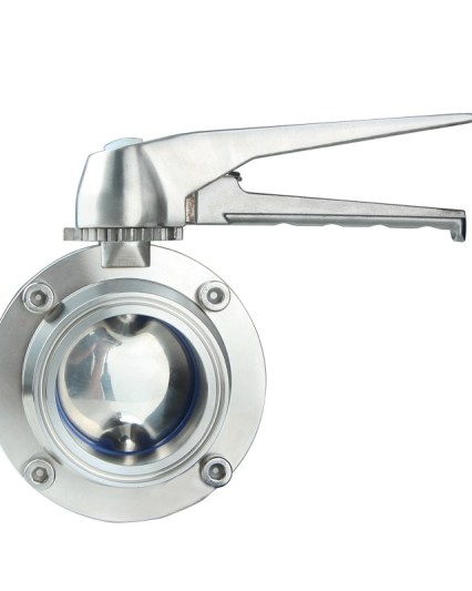 Sanitary Butterfly Valve With Multi-Position Handle