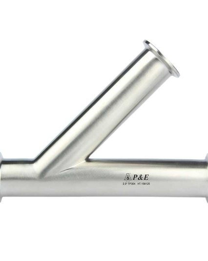 28AMP 45 Degree Clamp End Lateral WYE