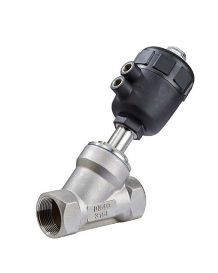 Pneumatic Threaded Angle Seat Valve