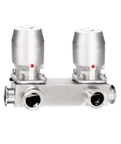 Pneumatic multi-channel diaphragm valve
