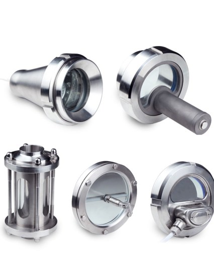 Sanitary sight glasses