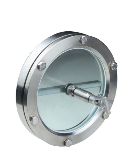 Sight glasses with wiper