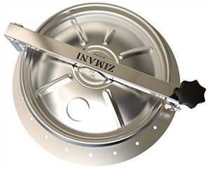 WSERC 7045 Round manhole cover with back-side opening