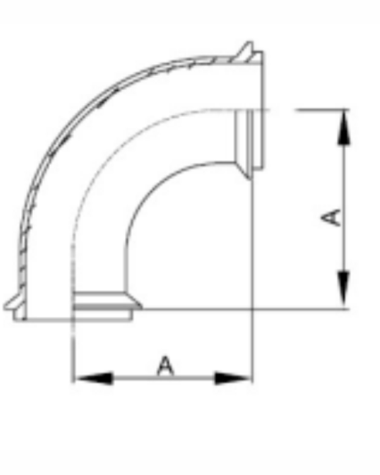 2EIMale I-LINE 90 Degree Elbow