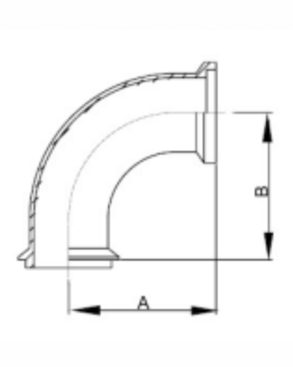 2FII-LINE Female X Male End 90 Degree Elbow