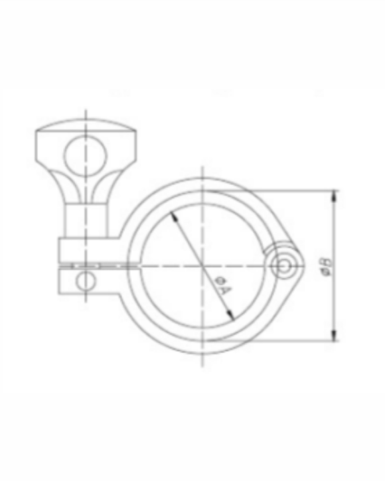 13MHM Single Hinge Duty Clamp