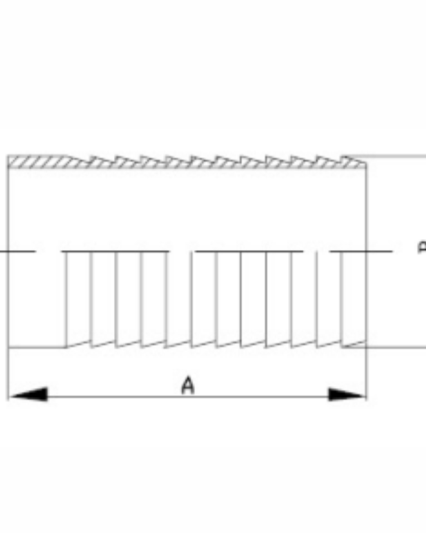 14WHRL Long Weld Hose Adapters