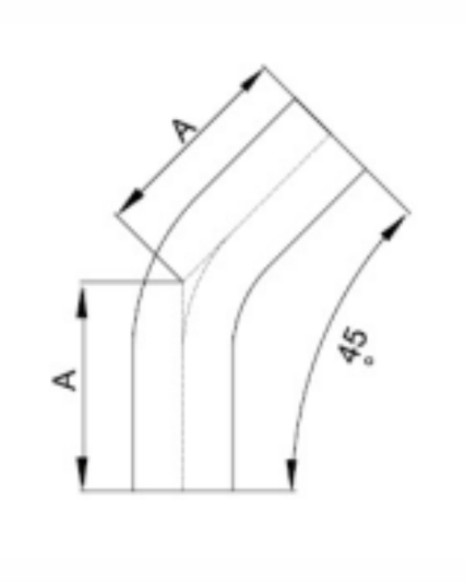 2KS 45° Weld Elbows