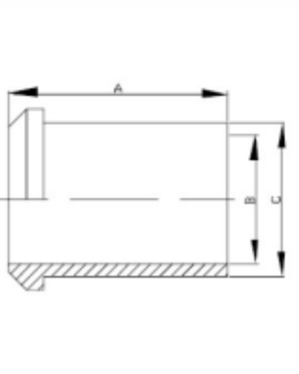 14W Heavy Wall Tank Plain Bevel Seat Ferrules