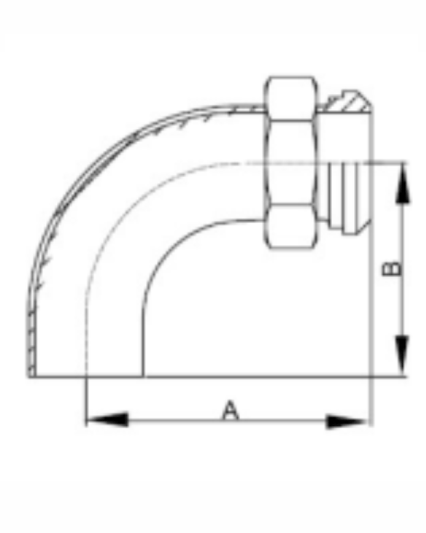 L2F Weld X Plain Bevel Seat 90 Degree Elbow