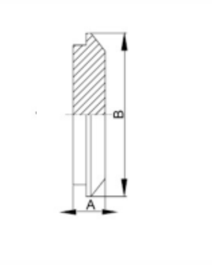 16AI-14IMale I-Line Solid End Cap