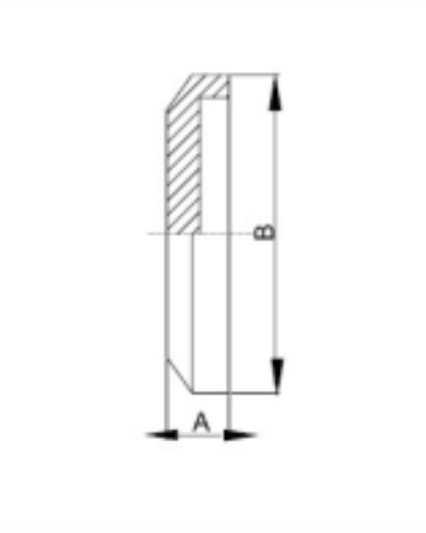 16AI-15IFemale I-Line Solid End Cap