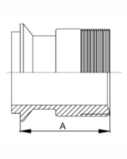 21FI -14II-LINE Male X Male NPT Adapter