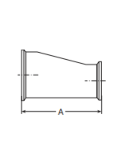 DT-21 Long Eccentric Reducer