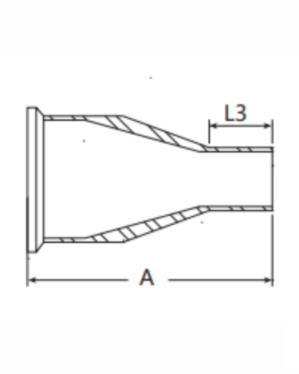DT-26 Short Concentric Reducer