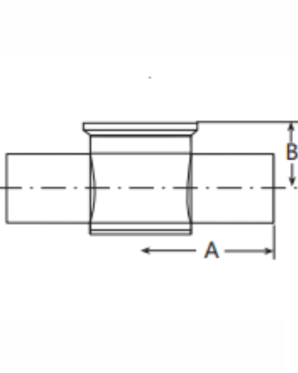 DT-28 Instrument Tee Weld / Clamp End