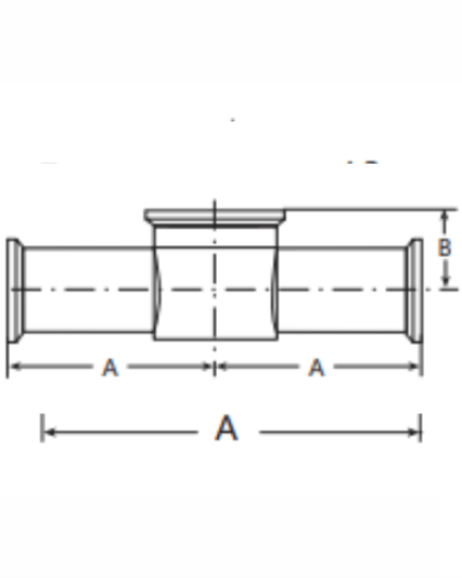 DT-29 Instrument Tee Weld / Clamp